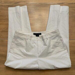 Ralph Lauren Black Label White Denim Pants 8